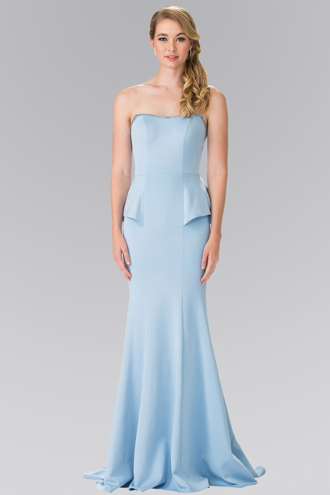 Strapless Mermaid Long Dress GL2304 Elizabeth K Fuchsia / 5XL