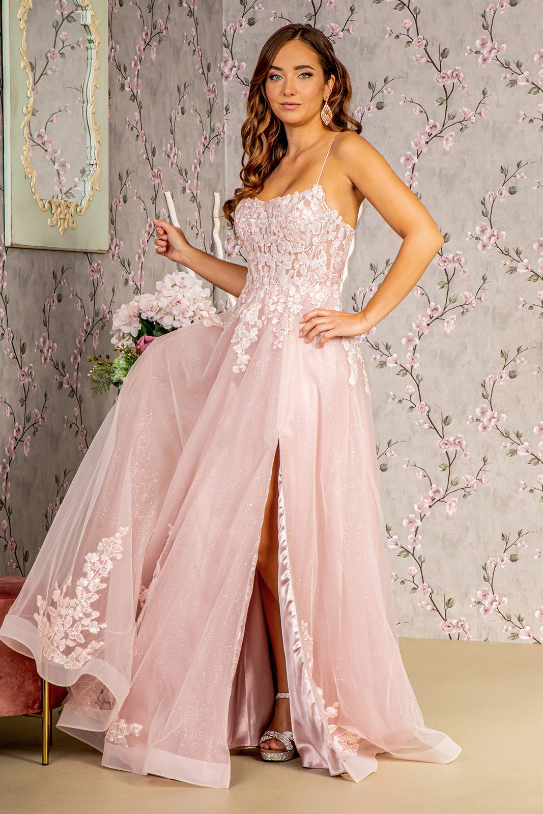 GLS by Gloria GL3328 Prom Dress - Blush | NewYorkDress GLS by Gloria GL3328 Prom Dress - Blush | NewYorkDress