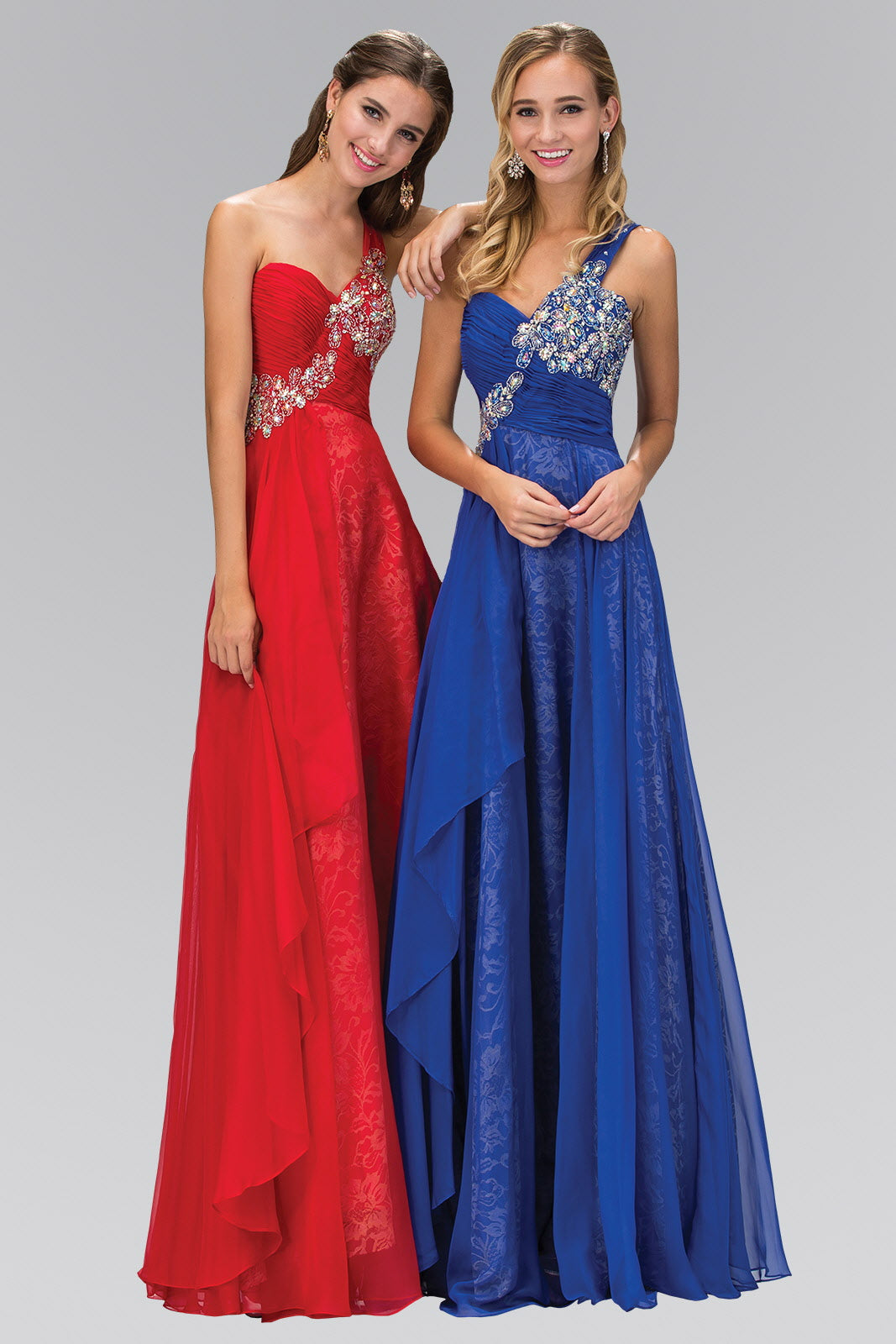 elizabeth one shoulder dress in red Sequin One Shoulder Dress by Elizabeth KGL3133