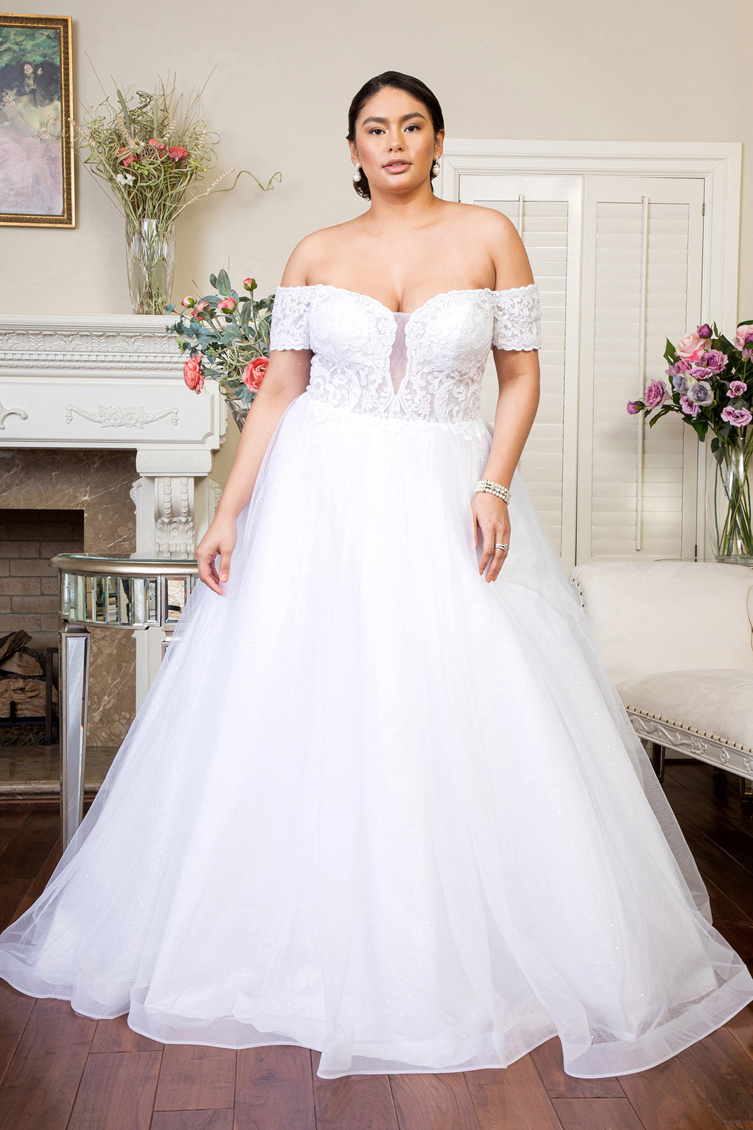 GLS by Gloria GL1936 Prom Dress - White | NewYorkDress GLS by Gloria GL1936 Prom Dress - White | NewYorkDress
