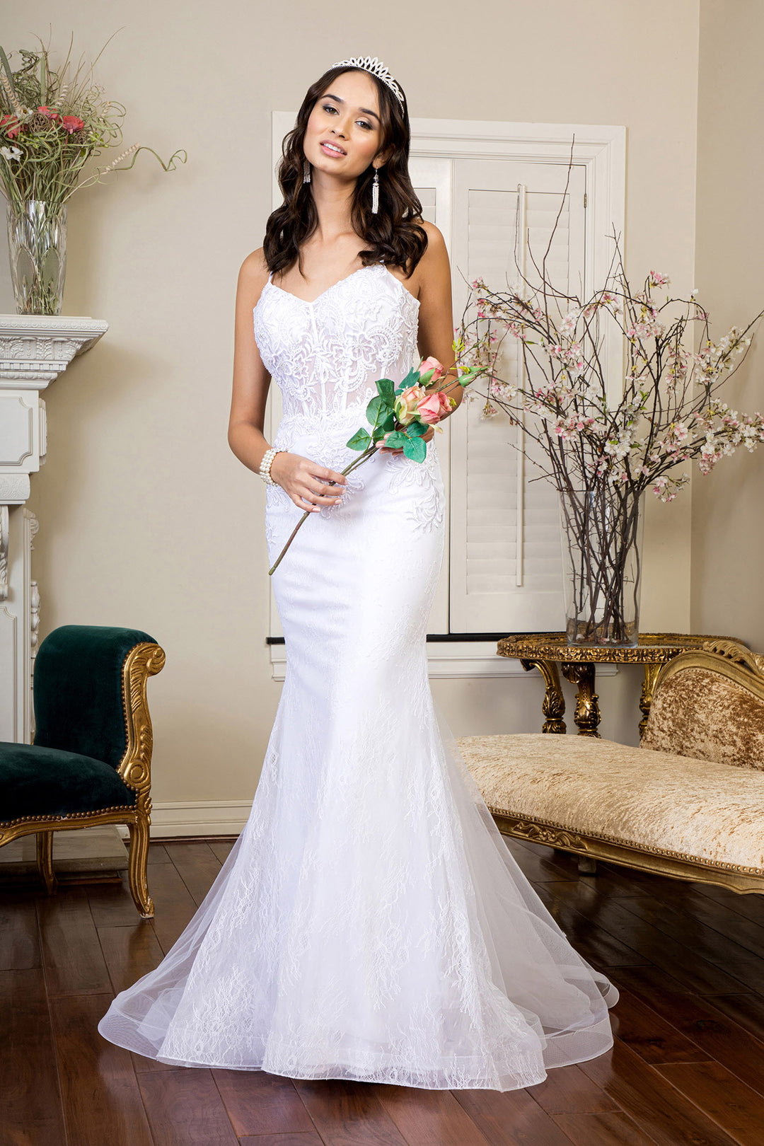 Elizabeth K Bridal GL1947 | Long Trumpet Dress Elizabeth K Bridal GL1947 | Long Trumpet Dress