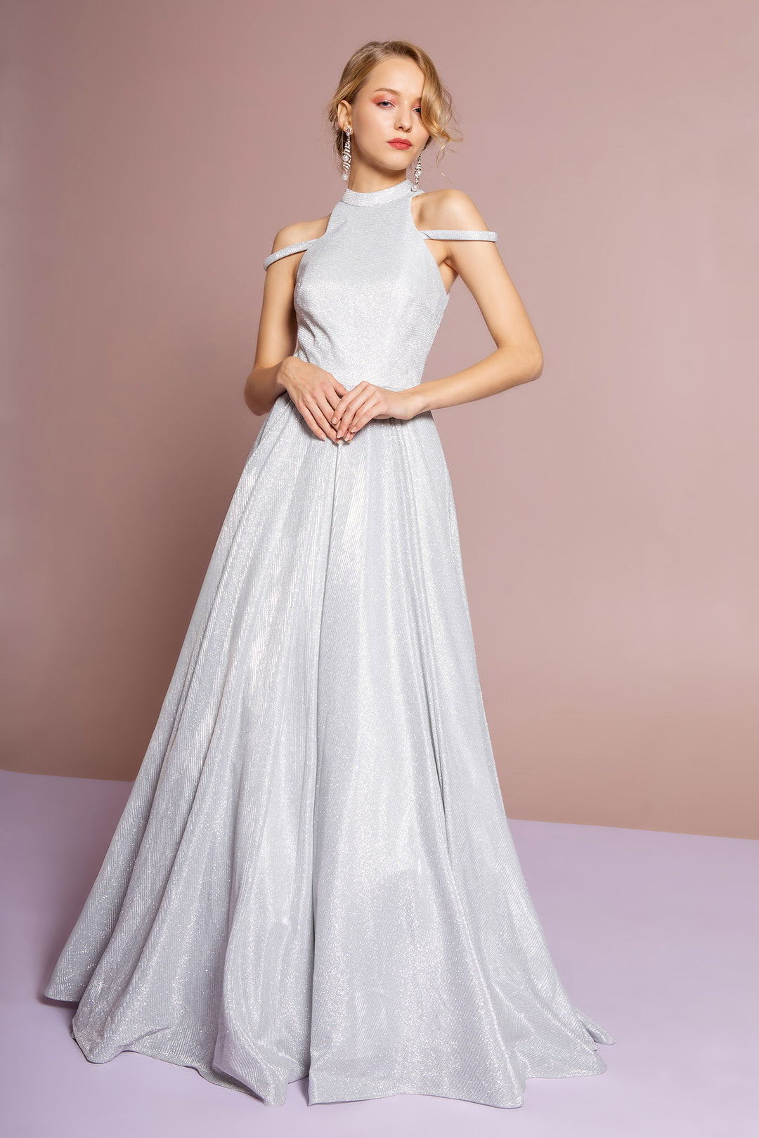 Elizabeth K GL2664 Prom Dress - Silver | NewYorkDress Elizabeth K GL2664 Prom Dress - Silver | NewYorkDress