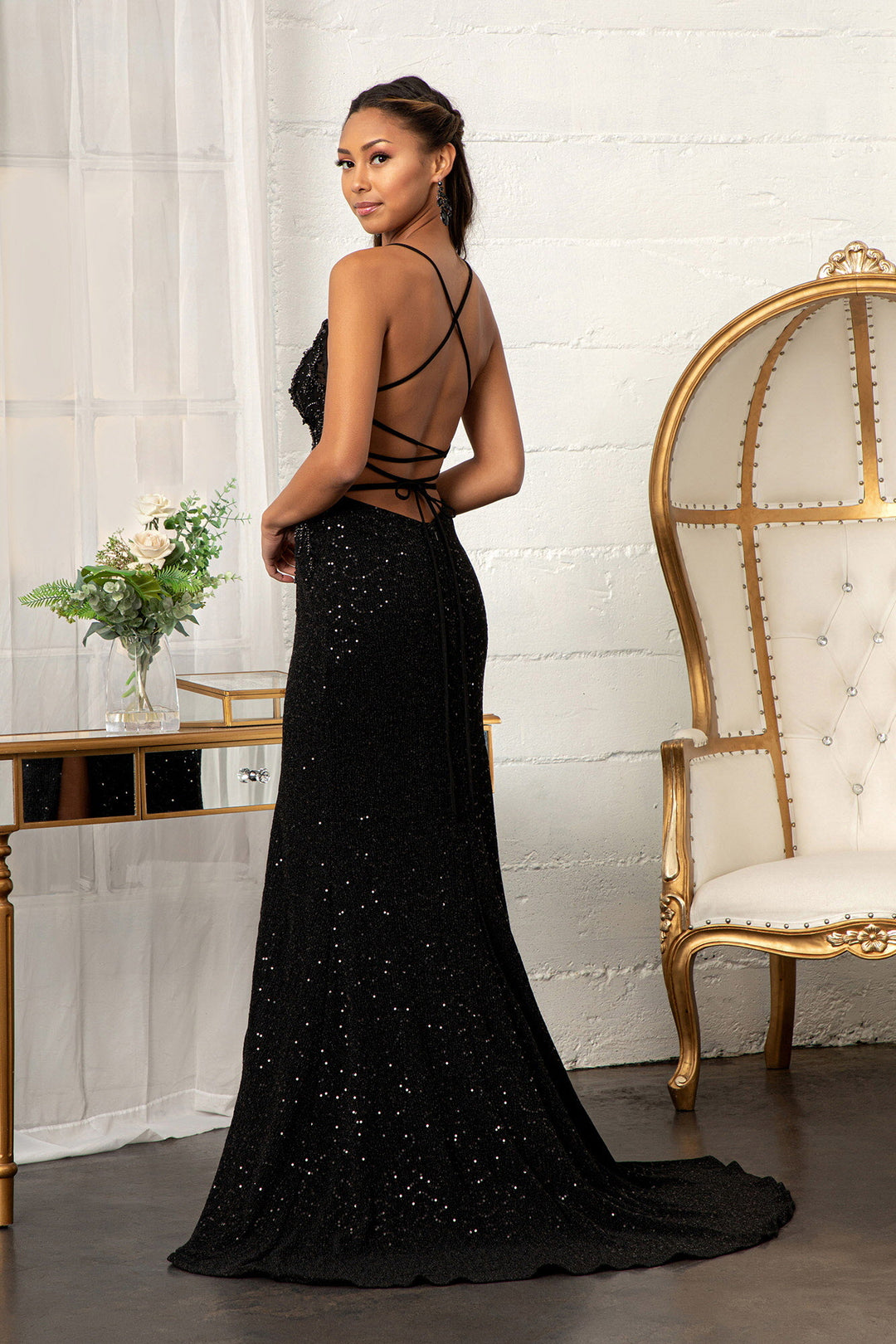 GLS by Gloria GL3006CL Prom Dress - Rose Gold | NewYorkDress GLS by Gloria GL3006CL Prom Dress - Rose Gold | NewYorkDress