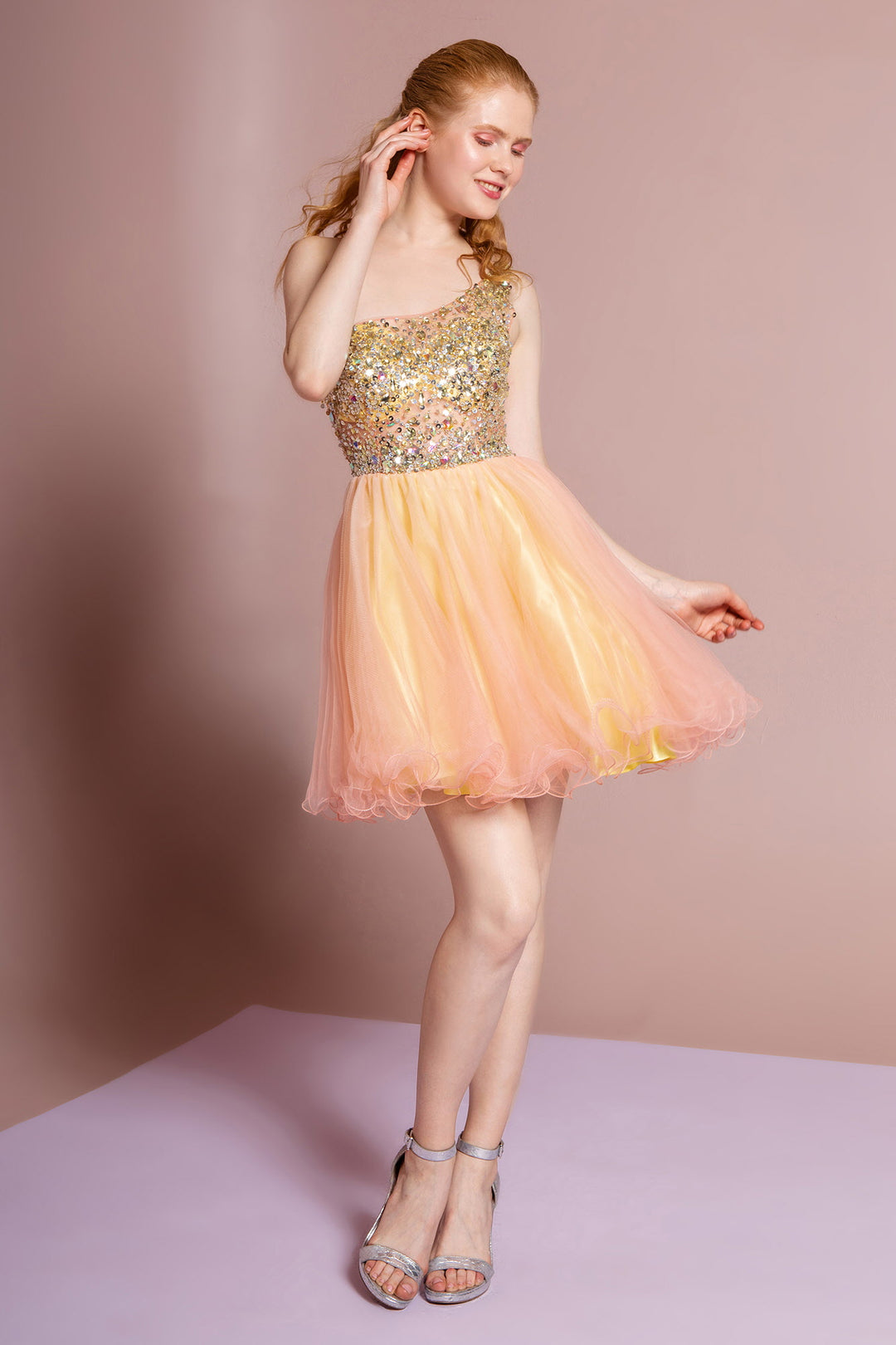 elizabeth one shoulder dress Elizabeth K GS3092
